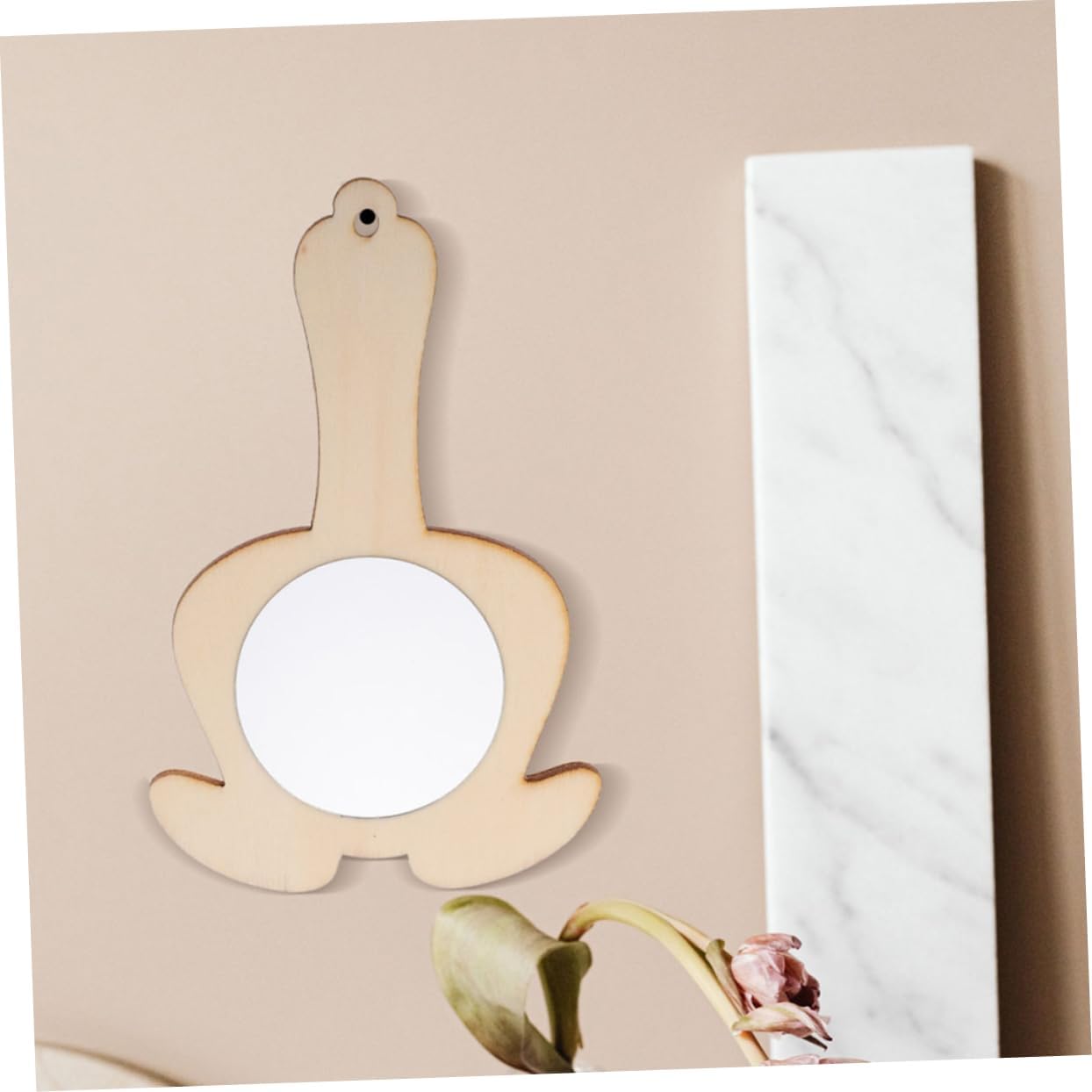 10Pcs Unfinished Mirrors for DIY Projects Hand Mirrors for Creative Activities and Home Decoration for Family Bonding and Crafting