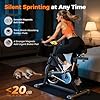 YOSUDA Magnetic Exercise Bike,Indoor Cycling Bike Stationary-Cycle Bike with Big Tablet Holder & Comfortable Seat for Home/Gym Use
