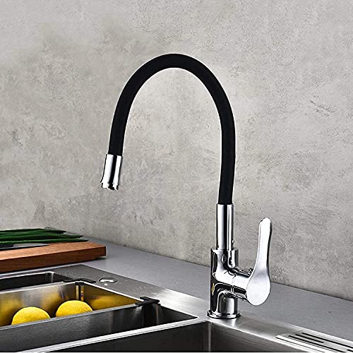 Robinets de cuisine pour évier eau chaude et froide orientable