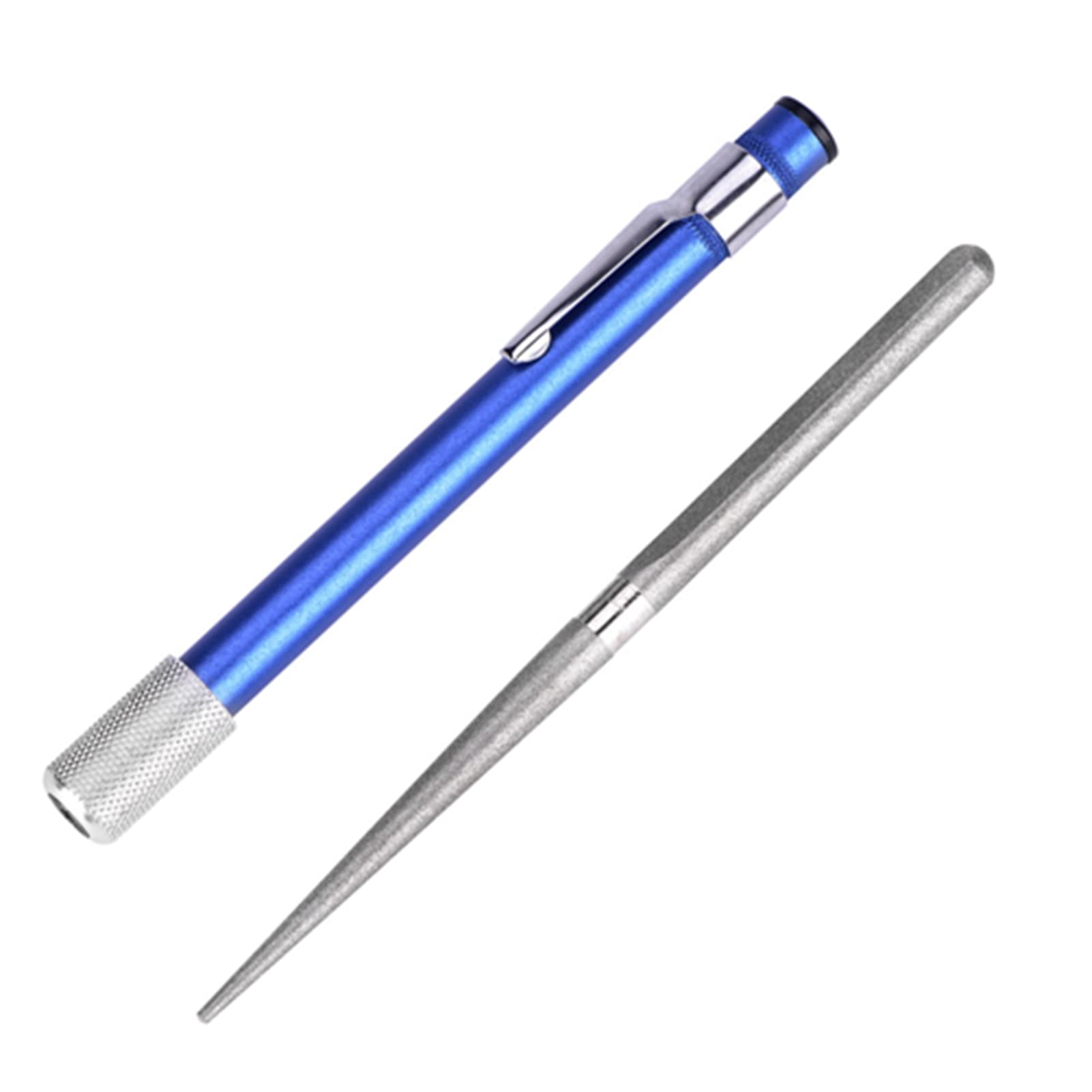 Point Sharpener, Pen Type Knife Sharpener Ceramic Tapered Stick for Outdoor Kitchen Multipurpose Sharpening Stone