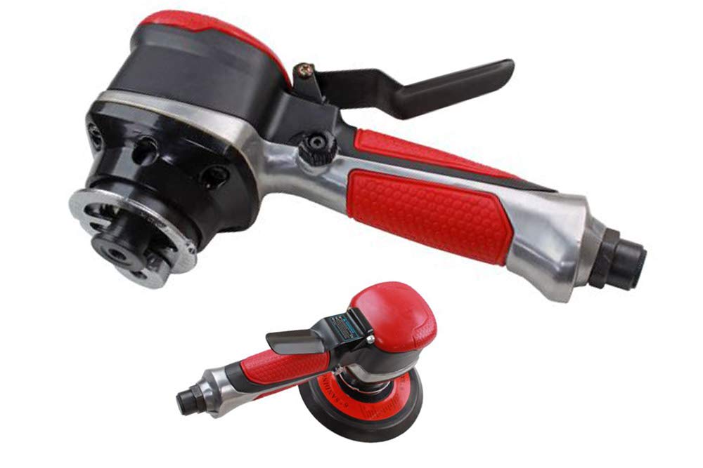 US PRO 6"" AIR SANDER 150MM AIR ORBITAL SANDER KEYLESS POLISHER DUAL ACTION 8331