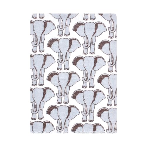 Image of Hudson Baby Cotton Flannel Burp Cloths 12-Pack Bundle, Wild Safari Adventures, One Size