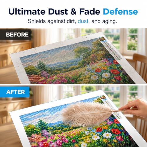 Image of Diamond Art Sealer Spray, Quick Dry Clear Glossy Finish (1) | for Diamond Painting, Transparent Protective Coating to Help Secure Resin Diamonds, Enhance Shine & Reduce Dust