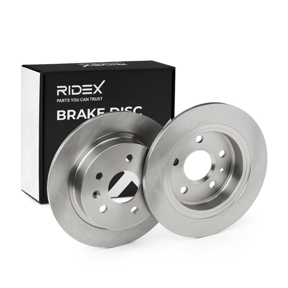 RIDEX 82B0265 2x Disco de freno Trasero sin tornillos Compatible con OPEL Insignia A Sports Tourer G09