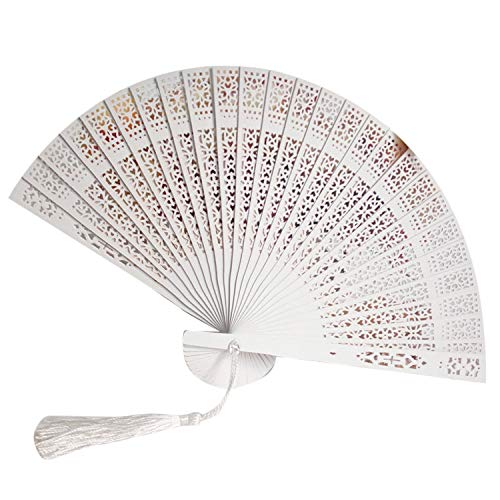 Hot Vintage Bamboo Folding Hand Held Flower Fan Pattern Folding Dance Wedding Party