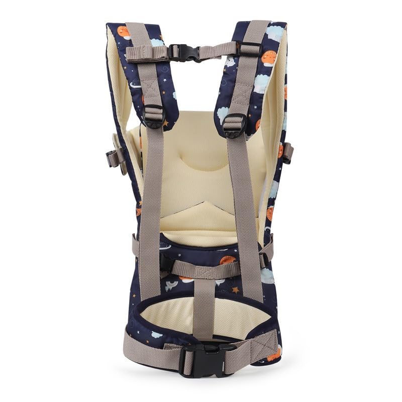 Image of Chinmay Kids Baby Carrier 4 in 1 Carry Bag Baby Carrier Cuddler Air Mash Fabric Baby Carrier Baby Carrier (Blue, Back Carry)