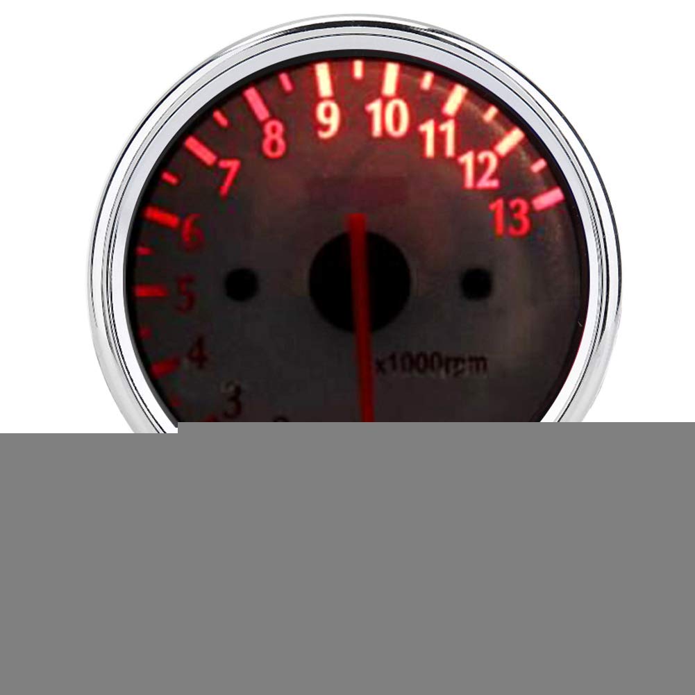LED Display Tachometer 12V Motorcycle Tachometer Gauge - LED Display ...