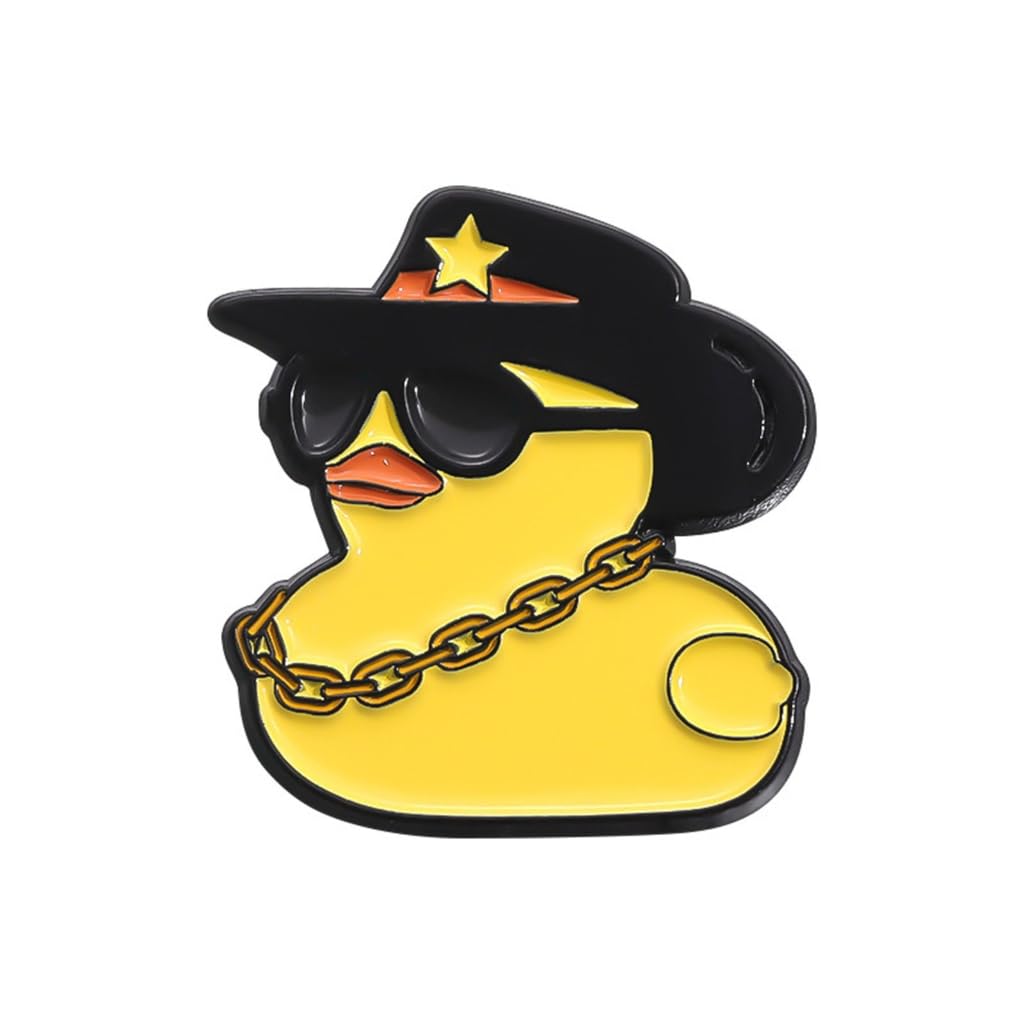 GMBYLBY Adorable Duck Designs Metal Brooch Fun Duckling Craetive Badge Pin For Adding A Touch Of Quirkiness