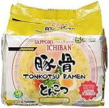 SAPPORO ICHIBAN INSTANT RAMEN (TONKOTSU) 100g X 5
