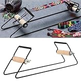 MTTXY Perlenwebstuhl, Holz-Edelstahl-Perlenwebrahmen, DIY-Perlenwebstuhl, Schmuckwebstuhl für...