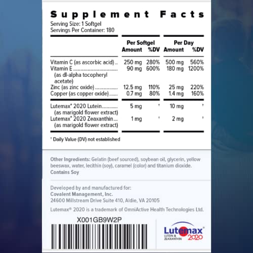 Image of Focus Select AREDS2 Based Eye Vitamin & Focus Multivitamin, Daily Vitamin Variety Pack, Support Overall Health, Eye Vision Supplement Vitamin 90 Day Supply & Flavored Multivitamin Gummy 45 Day Supply