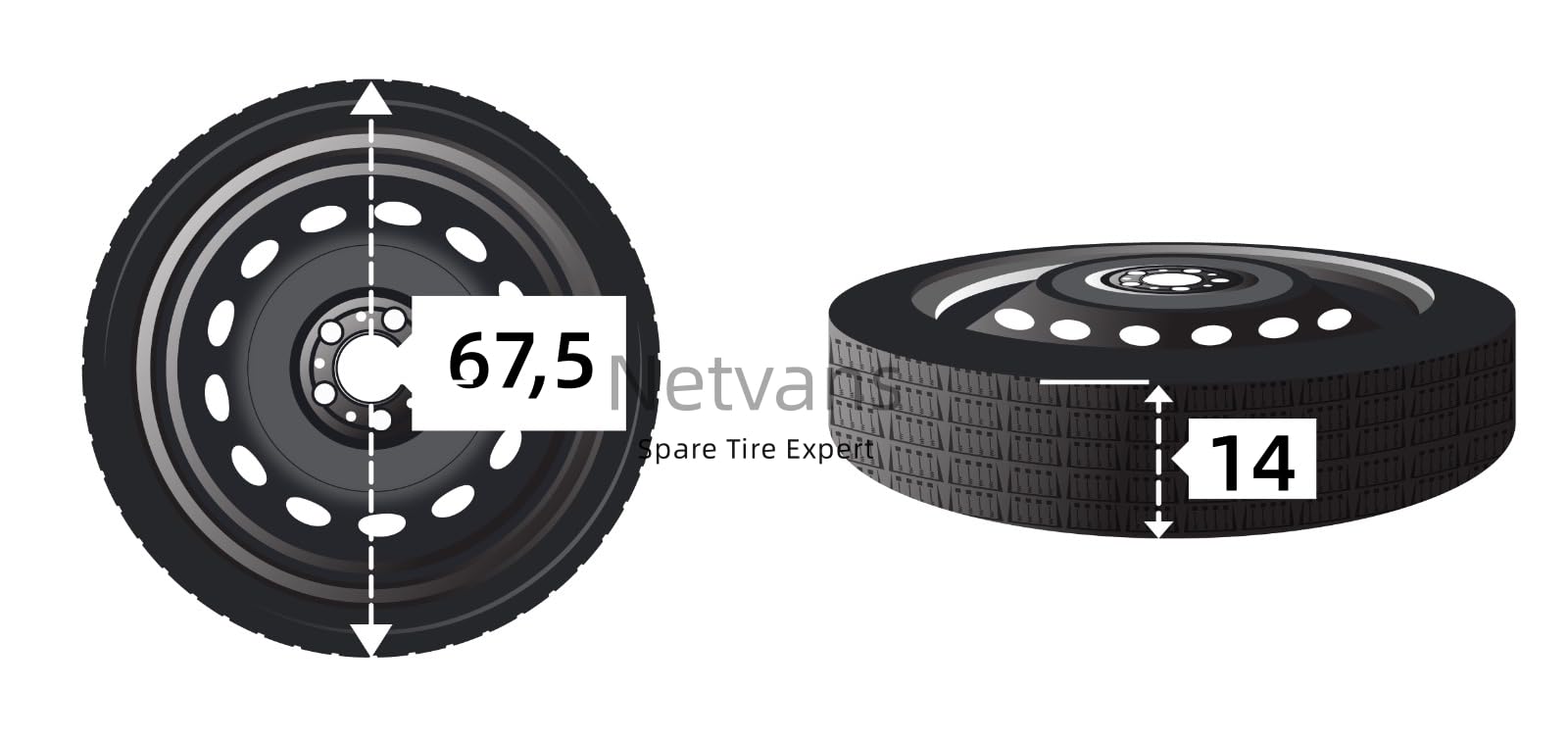D'ANGELO 1988 RUOTINO DI SCORTA 18" COMPATIBILE CON BMW X1 F48