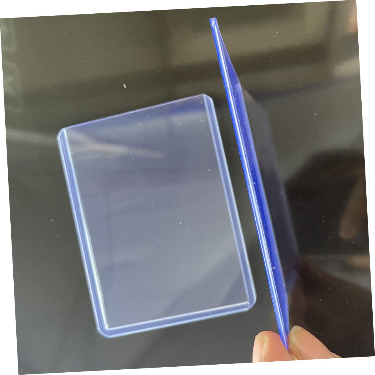 100stücke Transparente Pvc-kartenhüllen als Schutzhüllen für Spielkarten Kartenetuis zur Aufbewahrung Transport von Karten