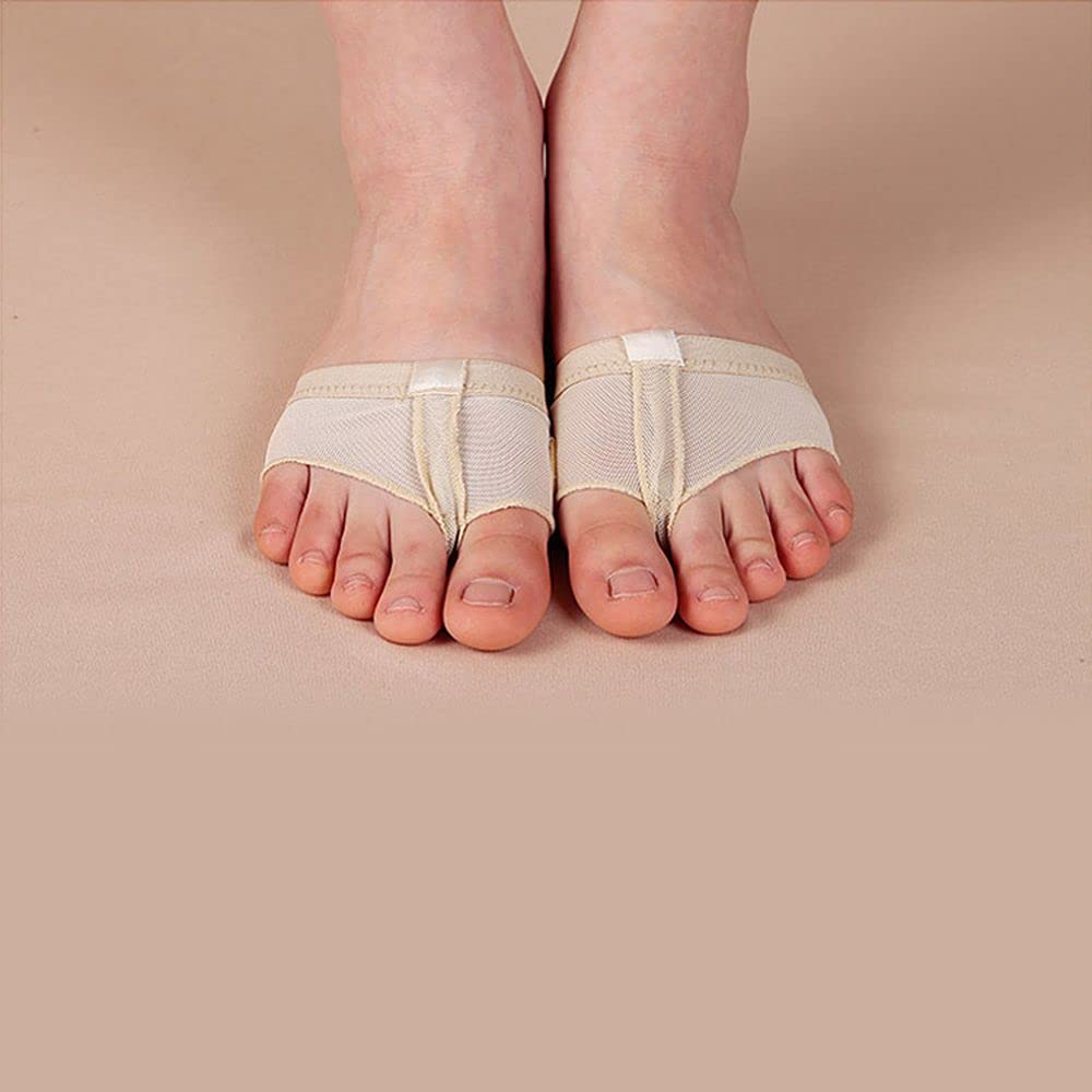 Dance Practice Protective Cover Half Sole Half Modern Dance Training Shoes Off-White