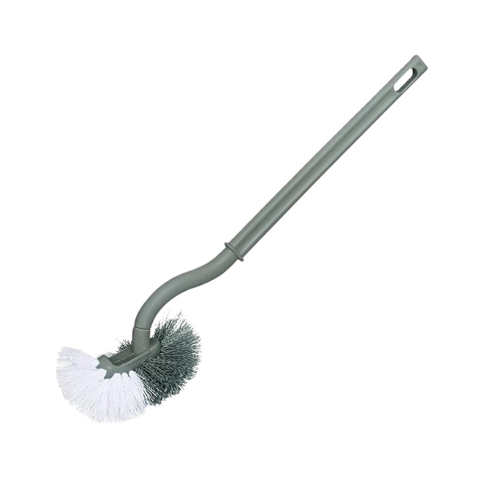 Brosse de toilette lavable et portable avec longue poignée de 18 pouces