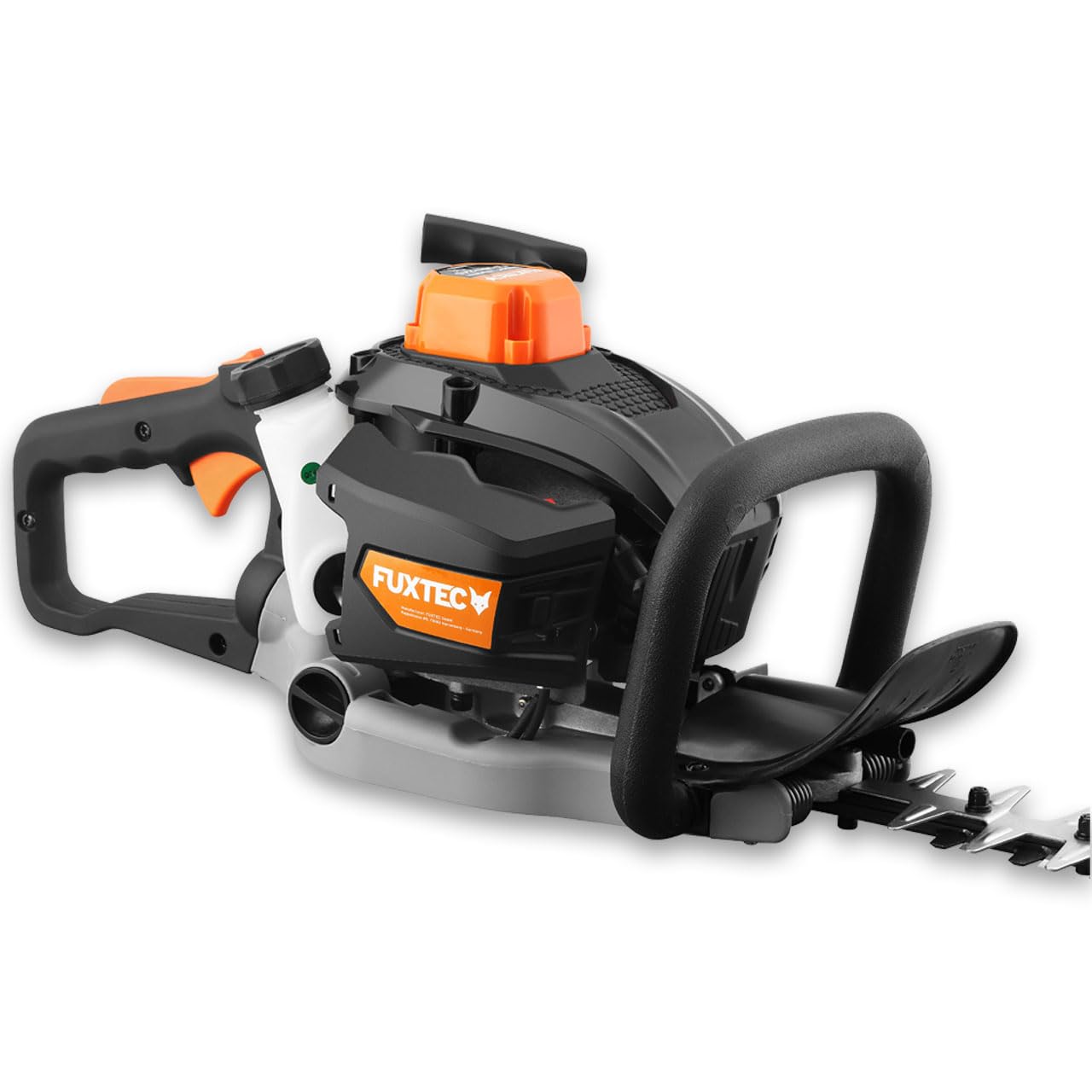 FUXTEC Cortasetos Profesional de Gasolina FX-MHP245-55cm - 24,5cm3 850W - Motor de 2 Tiempos - Cuchilla de 61cm - Mango ergonómico Giratorio