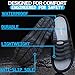Vertico - Shower Sandals | Slide-On and Comfortable Pool-Side Shoes - Black & Grey (10-11 US)