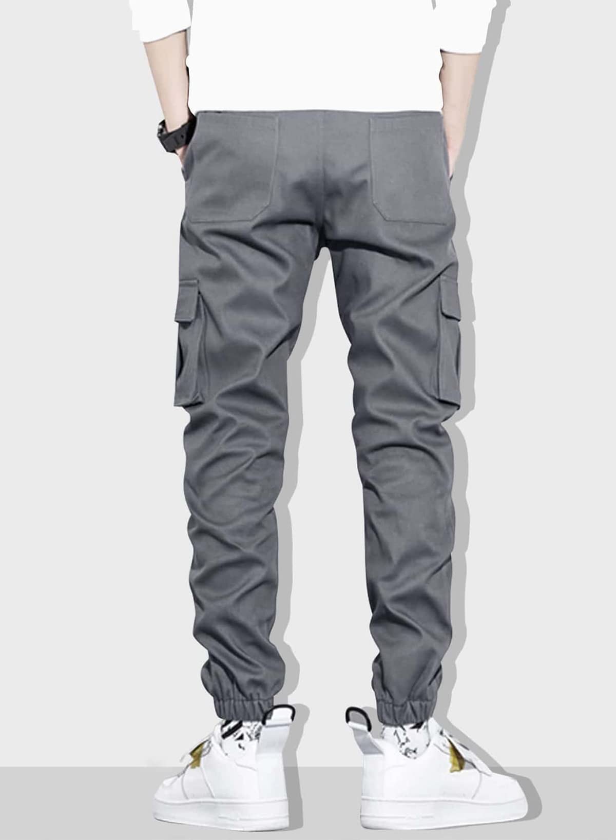 Elegancity Hommes Pantalons de Jogging Pantalons Cargo Pantalons de Sport avec 6 Prises S-XXL