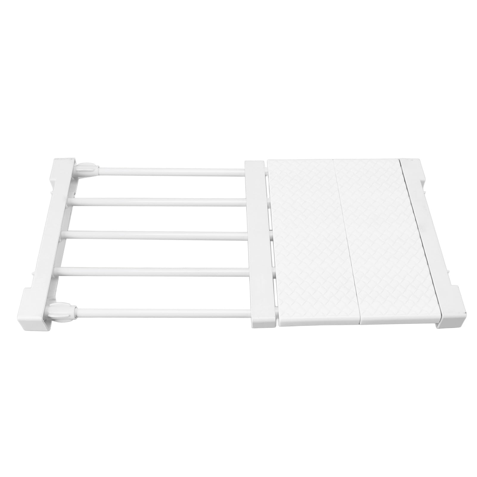 Teon - Separador de armario ajustable, práctico estante de almacenamiento para armario y gabinete, color blanco, 30 – 40 cm – nize ropa y accesorios eficientemente