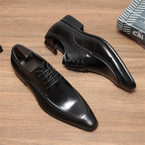 Men's Leather Oxford Shoes - Premium Quality, Comfortable Fit & Non - Slip Design Business Dress Shoes3