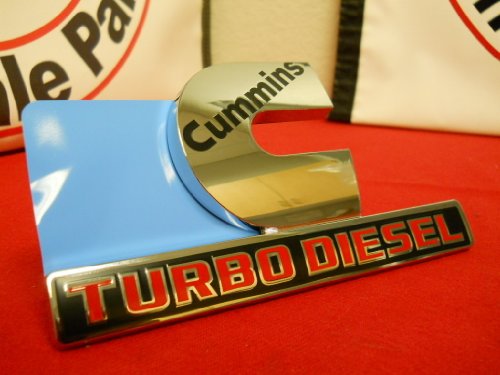 Mopar Dodge Ram 2500 3500 Chrome Cummins turbo diesel 3D nameplate badge decal