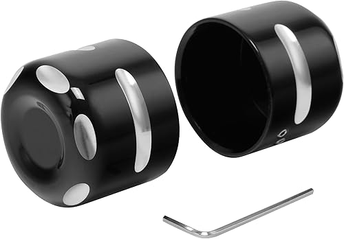 Miniatura 9 de TCT-MOTORPARTS Tapa de la tuerca del eje trasero para Harley Sportster 883 1200 Custom 09-13 Aluminio