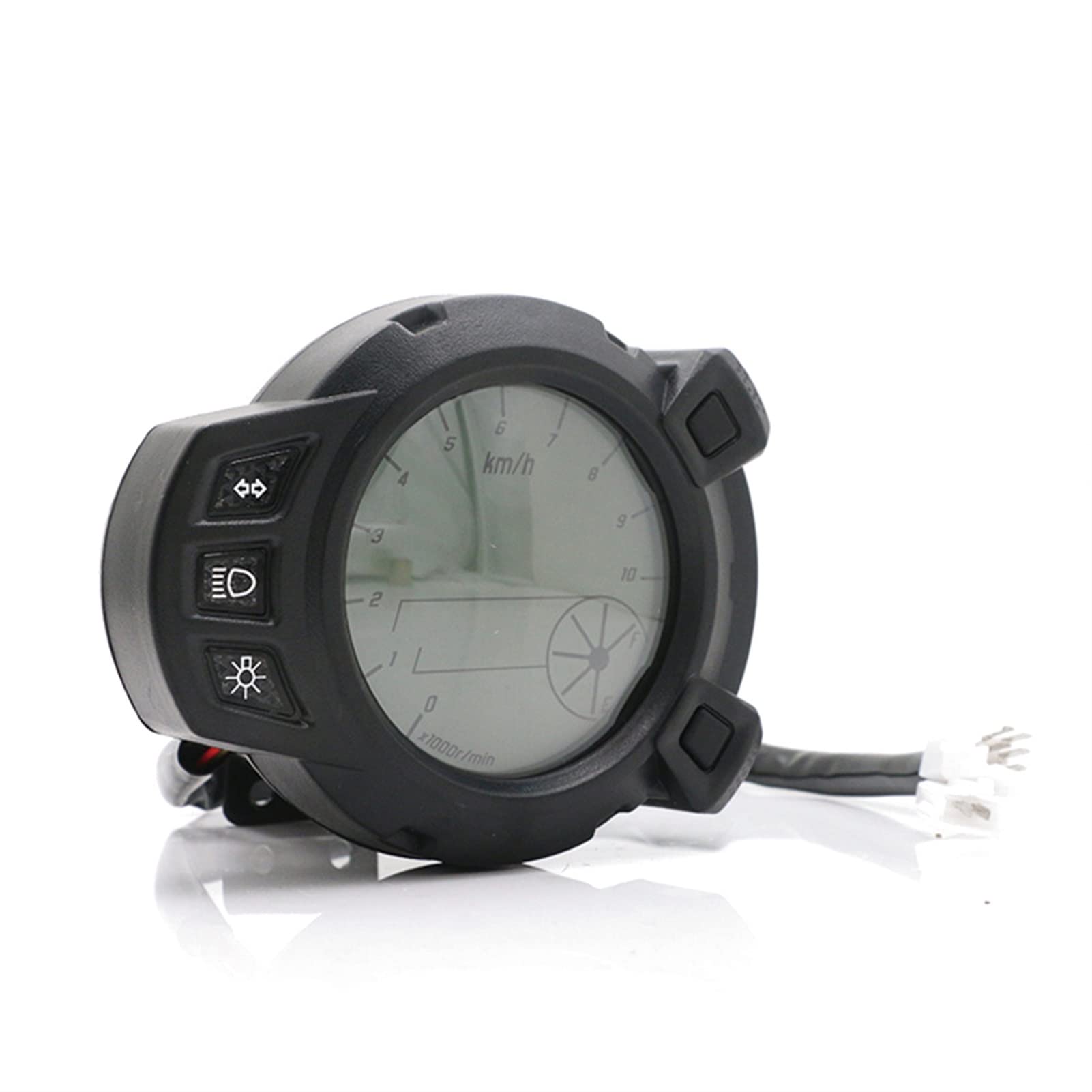 Moto 10000RMP LCD digitale retroilluminato tachimetro tachimetro controllo tachimetro contachilometri, for, Zuma BMK X125 YW125 BWS Misuratore per motociclette