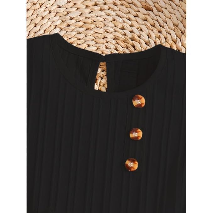 Image of Niren Enterprise Girls Fit And Flare Knee Length Striped Round Neck Sleeveless Dress with Waist Belt and String Purse