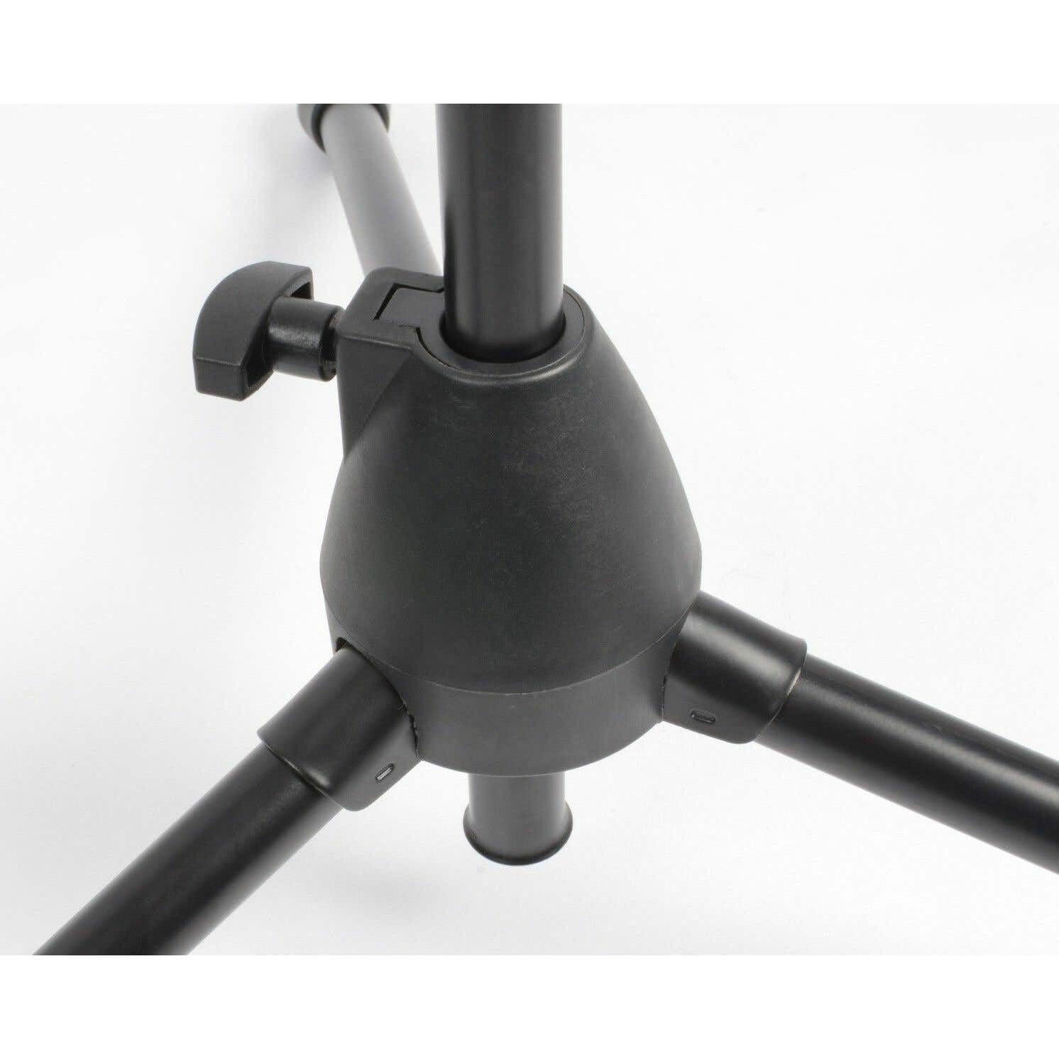 Vonyx MS10 Pack 2 Soportes de Micrófono con Jirafa Ajustable 110-230 cm Incluye Pinzas y Adaptadores Base Trípode Plegable Rosca 3/8 Soporte Micrófono para Estudio Directo Ensayo Escenario