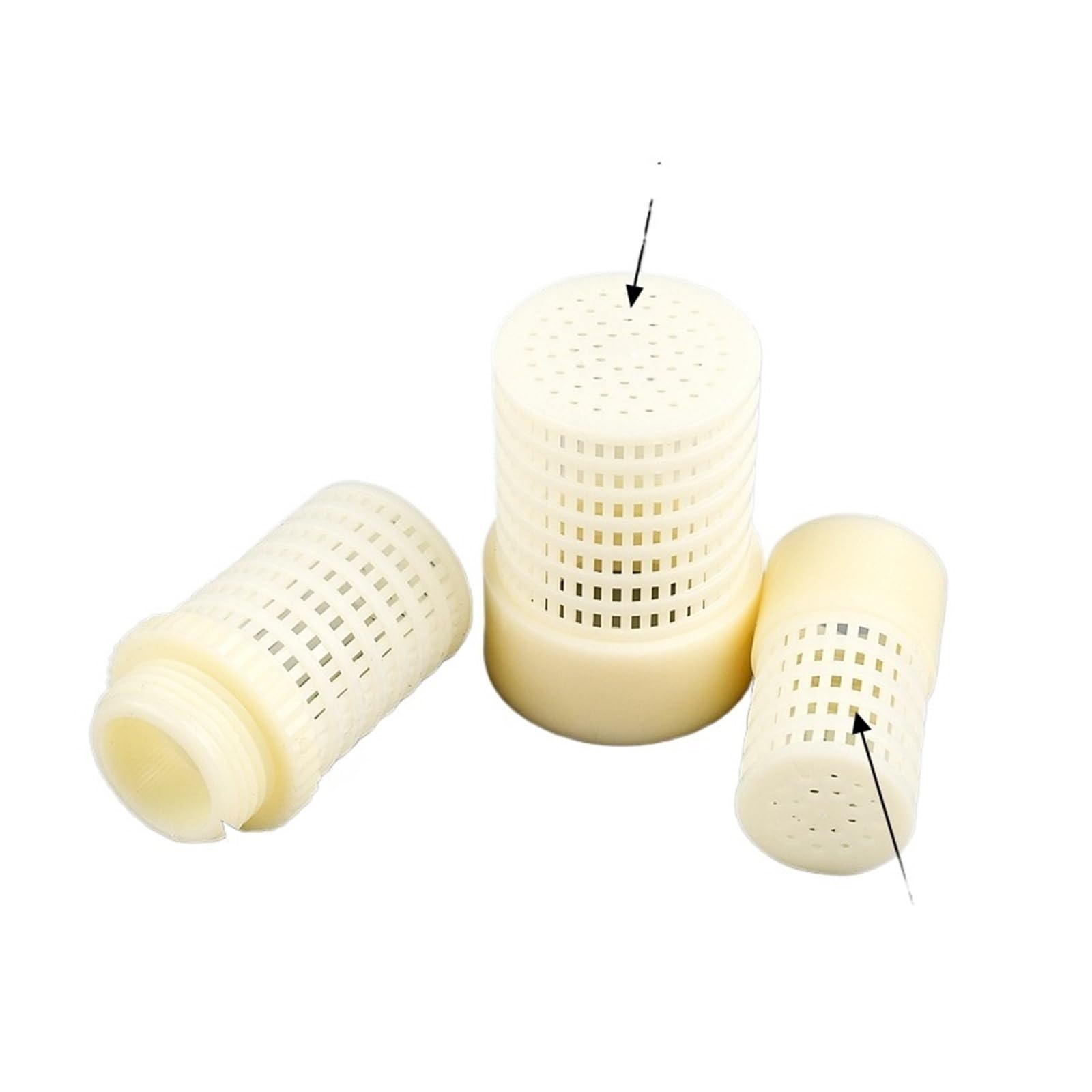 Żeński/męski kubek filtrujący armatura do nawadniania ogrodu akwarium filtr do akwarium wąż pompy wody plastikowe zanieczyszczenie (8 l 10 cm męski, 5 szt.)