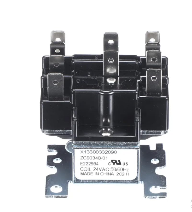Trane X13300332090 Relay Control DPDT Coil(24VAC 50/60Hz) 120/600V