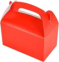 Vista 13 de The Dreidel Company Paquete de 12 Cajas de Golosinas Negras con Forma de Tejado, Caja de Dulces de Favor para Cumpleaños de Niños, Cajas de Dulces