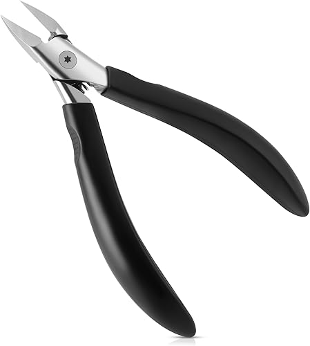 Cortaúñas, cortaúñas para uñas encarnadas o gruesas, cortaúñas para hombres, mujeres y personas mayores con hoja recta de acero inoxidable, cortador