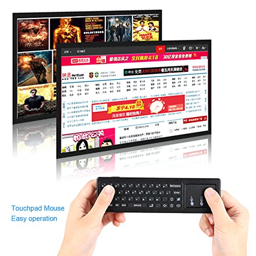 Docooler Mini Tastiera QWERTY Senza Fili 2.4GHz