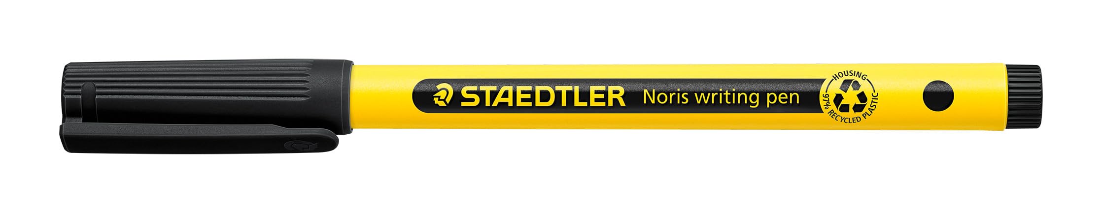 STAEDTLER Noris cienkopis do pisania, 50 sztuk, czarne długopisy do pisania ręcznego, przybory szkolne i biurowe, szerokość linii 0,6 mm