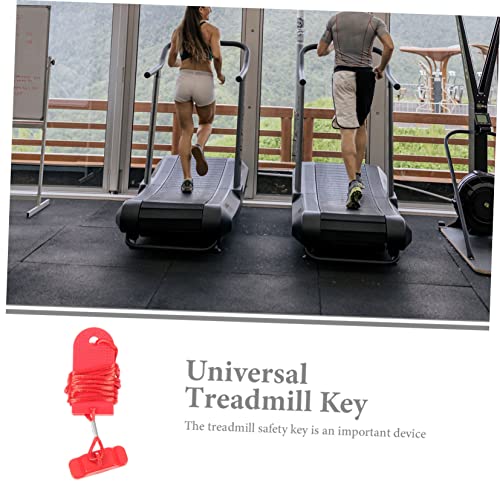 COHEALI Emergency Stop Magnet Key Red Red Accessories Security Lock Key Emergent Stop Key Magnet Safety Key Abs Running Red Treadmill Supplies Emergency Stop - Image 3