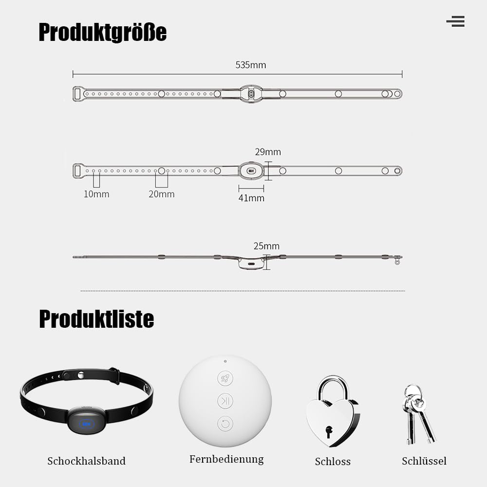 BDSM Elektrische Stimulation Kragen Einstellbar APP Control Kragen Paare Flirt Cosplay SM Elektrische Schock Schock Slave Kragen Fetisch Für Männer Frauen Spiel Halsband Schloss Halsbänder