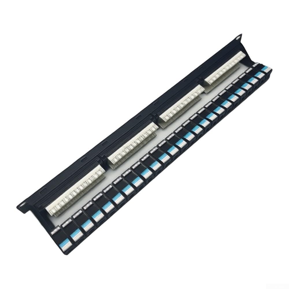 Patch Panel Cat6 a 24 porte,Montaggio su rack 1U,Rack di dati di