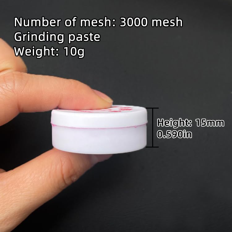 Diamond Grinding Paste; Jadeite Jade Metal polishing Paste; Mirror Grinding polishing Materials; Jade polishing Powder Tools. (White W3.5)