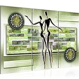 Runa Art Abstrait Les Figures Peinture Tableau Salon XXL Vert Noir Les Amoureux...