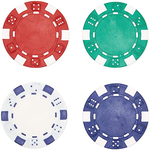 Okuna Outpost Professional Poker Chip Set For Casino Card Games (4 Colors, 100 Pieces) #TOP3
