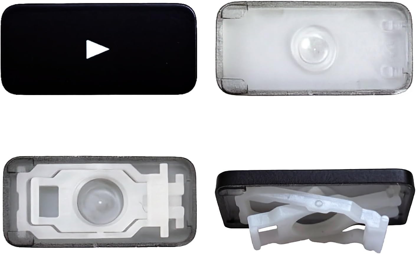 Replacement Right Arrow Keycaps and Brackets for MacBook Pro M1/M2/M3/M4 (A2442, A2780, A2918, A2991, A2992, A3112, A3185, A3186, A3401, A2338) and MacBook Air (A3113, A3240)