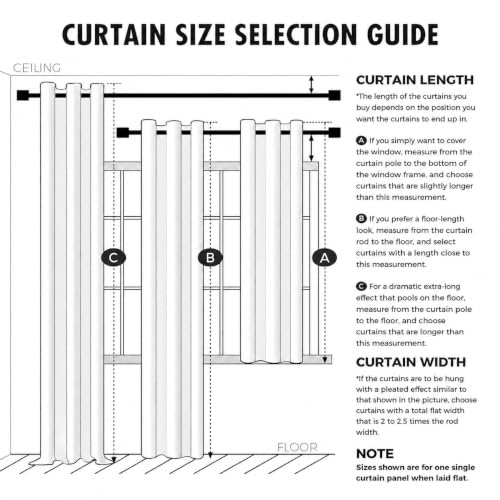 MIULEE Black Blackout Bedroom Curtains Drapes 96 Inch Long 52"x96" by MIULEE - Image 9