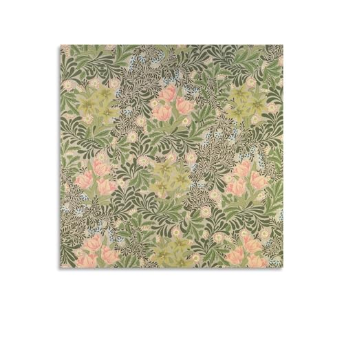 Toile William Morris 70x70 cm Bauer Design pour habiller un mur vide avec élégance