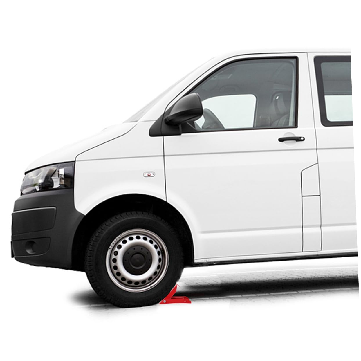 2 Stück Robuste Radkeile aus Metall für Auto und Anhänger mit Rutschfester Oberfläche und Griffigkeit als Wohnmobil Radkeil für Sicheres Parken