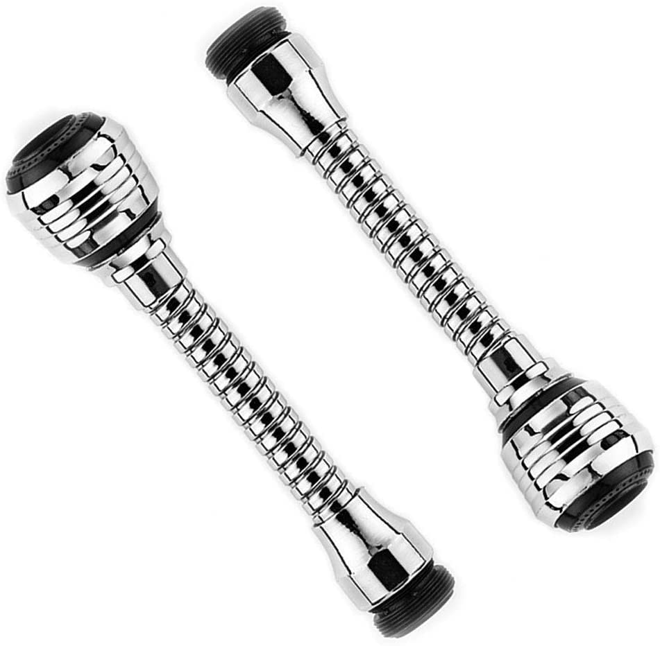 NAVMAV Water-Saving Sprinkler and Faucet Aerator Flexible Water Faucet Sprayer Extender Jet Spray for Sink Turbo Flex(6 Inch) (Turbo Flex 2Pcs) (B0BWWJTTRR) Amazon Price History, Amazon Price Tracker