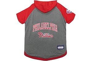 Philadelphia Phillies Dog Hooded T-Shirt: Perfect for Doggie Fans!