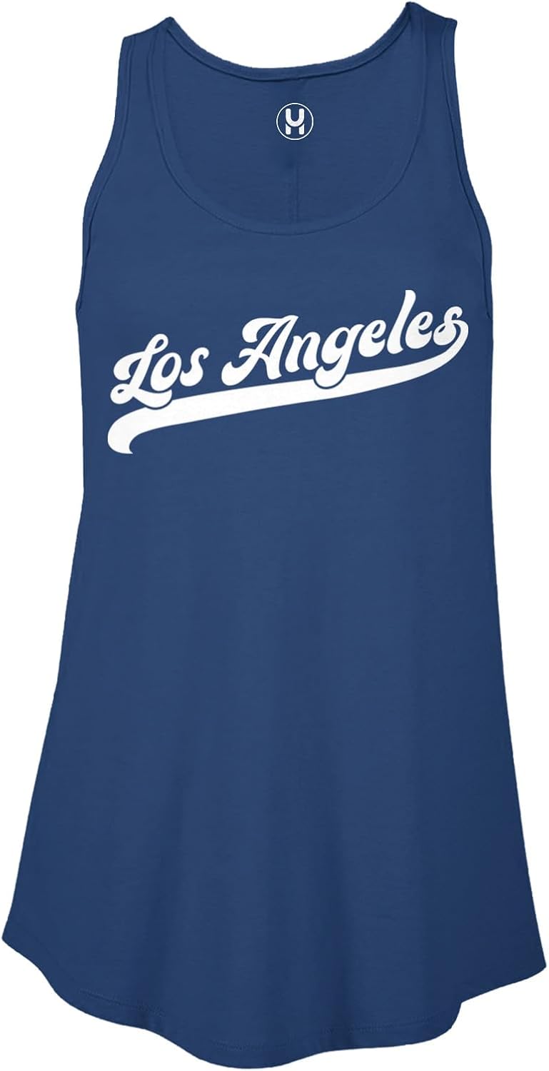 Haase Unlimited Los Angeles - Baseball Jersey Style Ladies Flowy Tank Top
