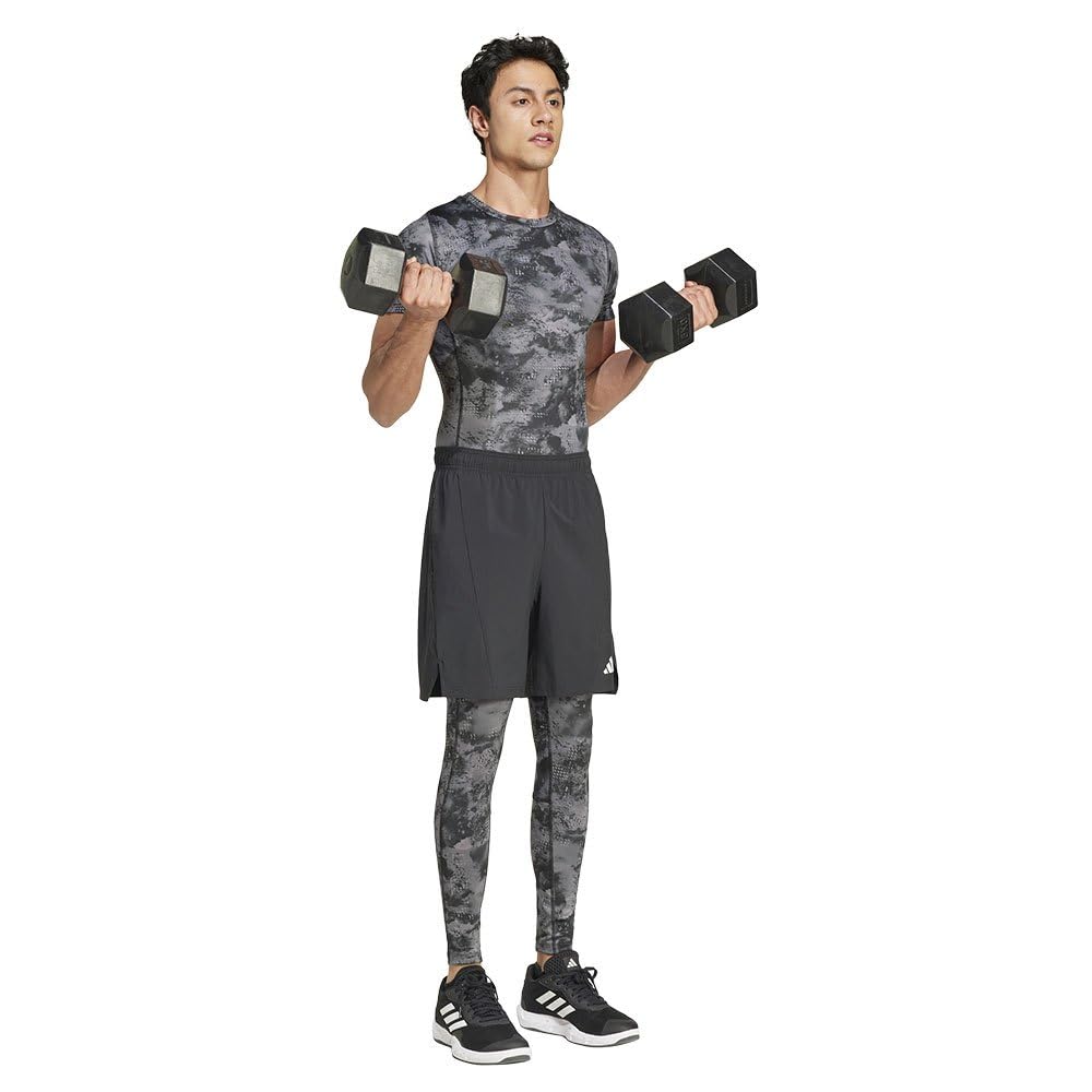 adidas Tech-Fit AOP Koszulka z krótkim rękawem L