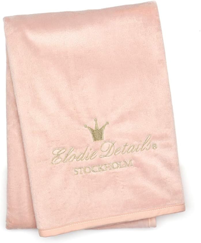 Elodie Details Pearl Velvet Blanket (Powder Pink)